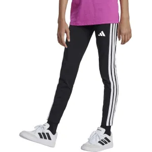 adidas ESSENTIALS AEROREADY 3-STRIPES HIGH-WAISTED Dievčenské legíny, čierna, veľkosť