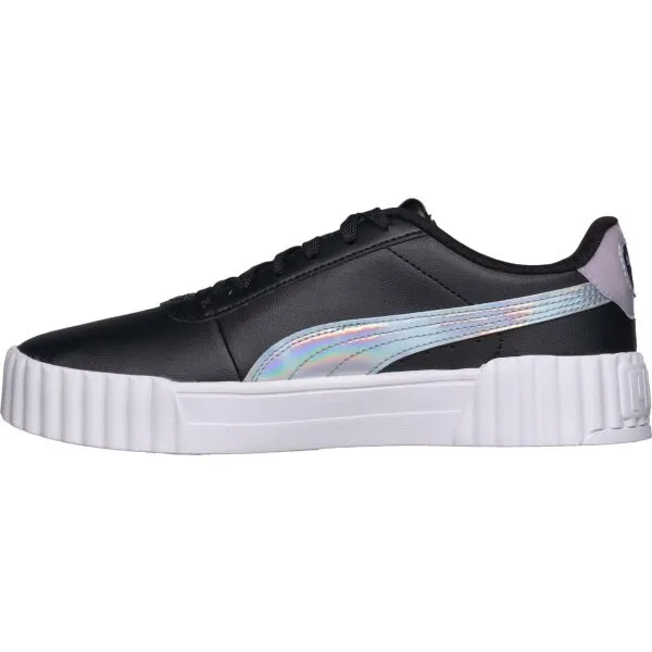 Puma CARINA 3.0 SPACE BELLE JR Detská voľnočasová obuv, čierna, veľkosť 39