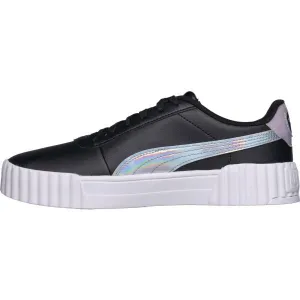 Puma CARINA 3.0 SPACE BELLE JR Detská voľnočasová obuv, čierna, veľkosť 39