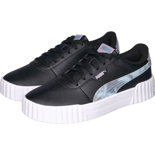 Puma CARINA 3.0 SPACE BELLE JR Detská voľnočasová obuv, čierna, veľkosť 39