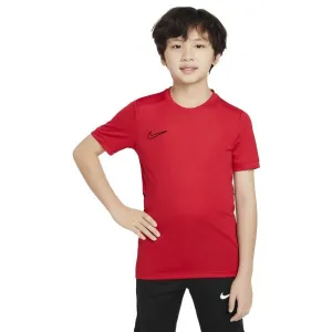 Nike DRI-FIT ACADEMY Detské futbalové tričko, červená, veľkosť