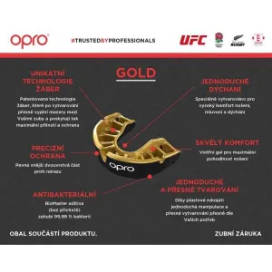 Opro GOLD Chránič zubov, transparentná, veľkosť UNI