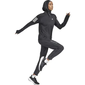 adidas OWN THE RUN HALF-ZIP Pánska bežecká bunda, čierna, veľkosť