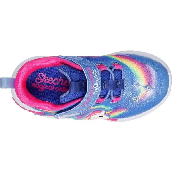 Skechers UNICORN Dievčenská vychádzková obuv, modrá, veľkosť