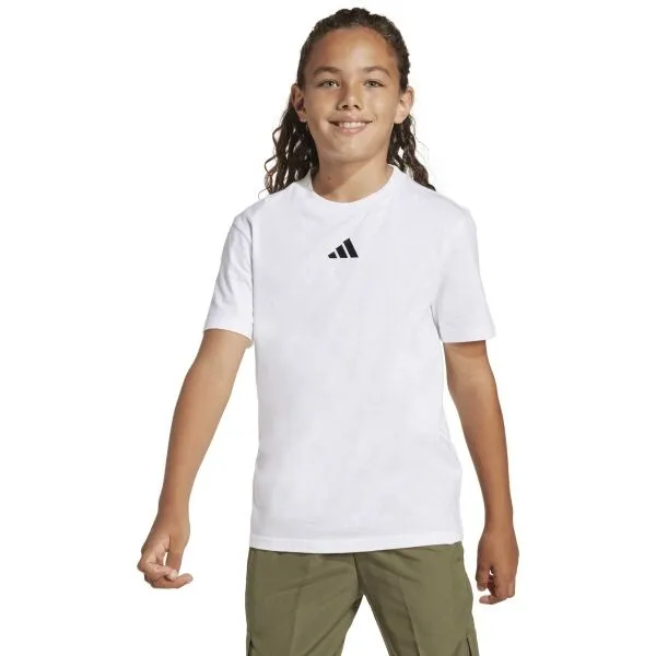adidas T-SHIRT KIDS Detské tričko, biela, veľkosť