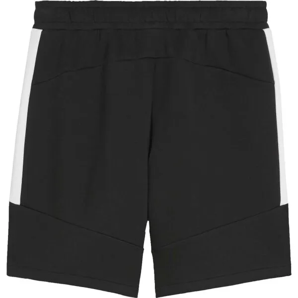 Puma TEAMEVOSTRIPE SHORTS Pánske šortky, čierna, veľkosť