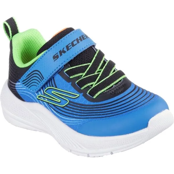 Skechers MICROSPEC ADVANCE Detská vychádzková obuv, tmavo modrá, veľkosť