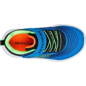 Skechers MICROSPEC ADVANCE Detská vychádzková obuv, tmavo modrá, veľkosť