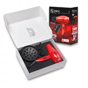 Parlux Alyon Air Ionizer Tech Antibacterial, red + Diffuser Magic Sense