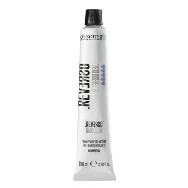 Tónovacia farba na melírované a odfarbené vlasy Selective Professional Reverso Hair Color Toner 100 ml, Ash - popolavá + darček zadarmo