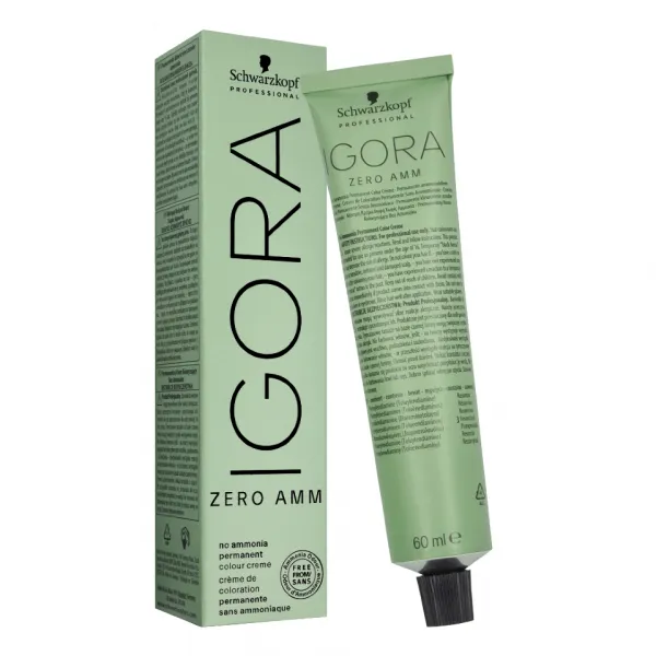 Schwarzkopf Professional IGORA ZERO AMM permanentná farba na vlasy bez amoniaku odtieň 6-31 60 ml
