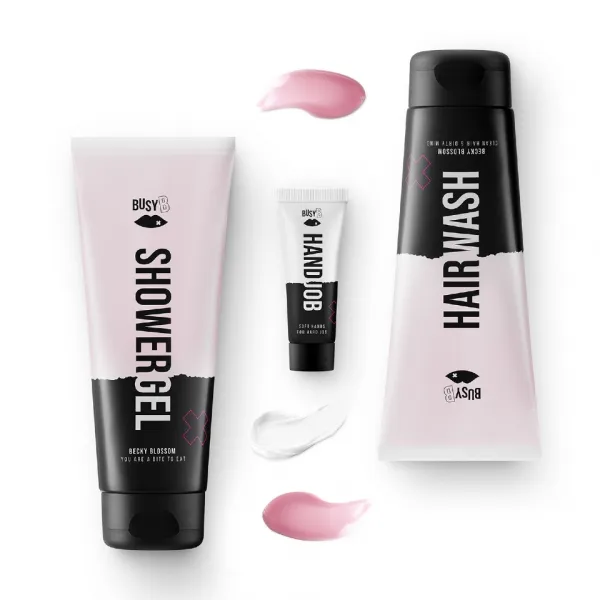 Angry Beards BusyB Shower Set Becky Blossom