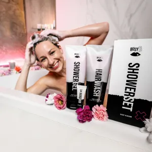 Angry Beards BusyB Shower Set Becky Blossom