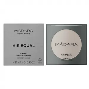 MÁDARA Air Equal minerálny púder odtieň #0 Translucent 9 g