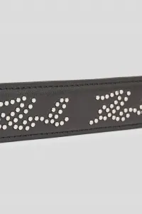 Opasok Karl Lagerfeld K/Signature Rocky Belt Black
