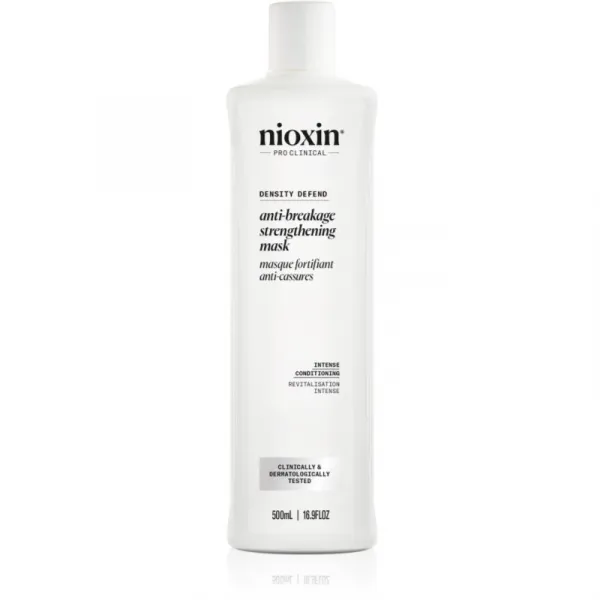 Nioxin Density Defend  Anti-breakage Strengthening Mask posilujúca maska pre poškodené a krehké vlasy 500 ml