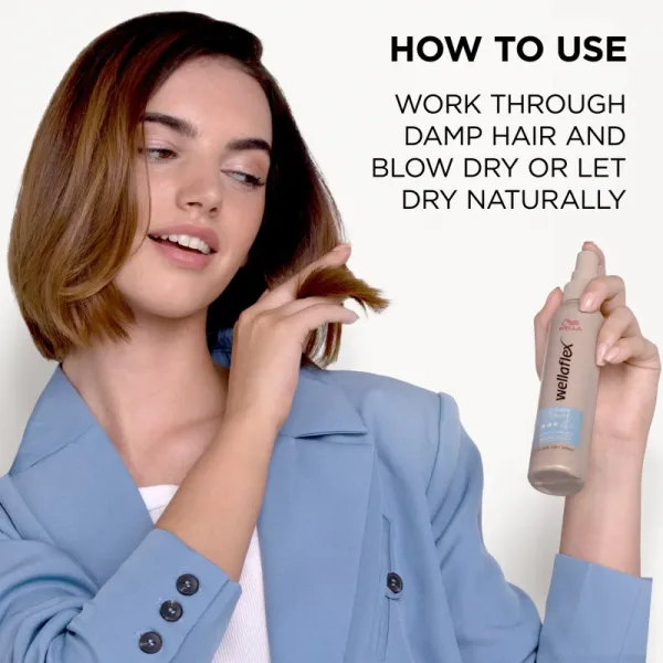 Wella Wellaflex 2 Days Volume sprej pre tepelnú úpravu vlasov 150 ml