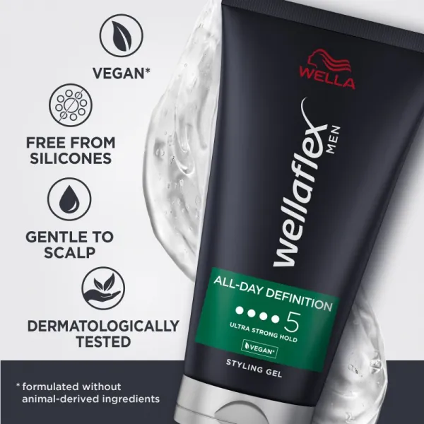 Wella Wellaflex Men gél na vlasy s extra silnou fixáciou 150 ml