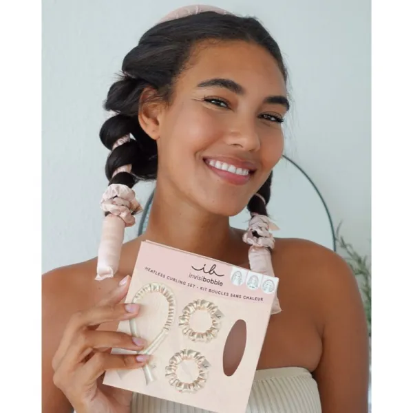 invisibobble Gift Set Handle with Curl sada na natáčanie vlasov 3 ks