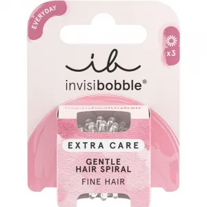 invisibobble Extra Care Crystal Clear gumičky do vlasov 3 ks