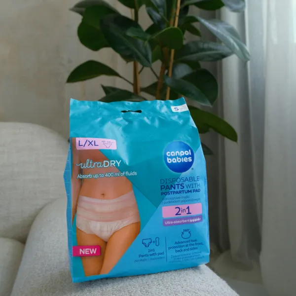 Canpol popôrodné nohavičky s integrovanou vložkou Veľkosť: L/XL