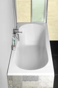 AQUALINE - JIZERA vaňa 120x70x39cm, biela G1270