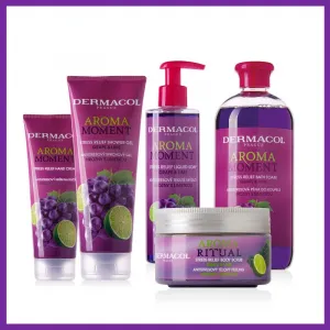 Dermacol Aroma Moment Grape & Lime antistresové tekuté mydlo 250 ml