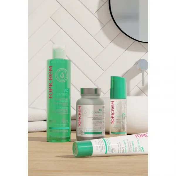 Topicrem AC Purifying Cleansing Gel hĺbkovo čistiaci gél pre mastnú citlivú pleť 200 ml
