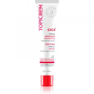 Topicrem CICA Soothing Cream intenzívny obnovujúci krém pre podráždenú pokožku 40 ml