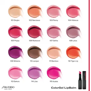 Shiseido ColorGel LipBalm tónujúci balzam na pery s hydratačným účinkom odtieň 110 Juniper (cocoa) 2 g