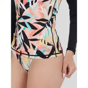Dámske tričko na kúpanie FUNDANGO Joyce Long Sleeve Rashguard-519-jungle