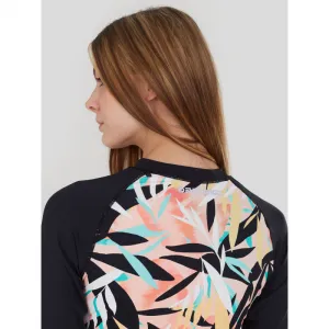 Dámske tričko na kúpanie FUNDANGO Joyce Long Sleeve Rashguard-519-jungle
