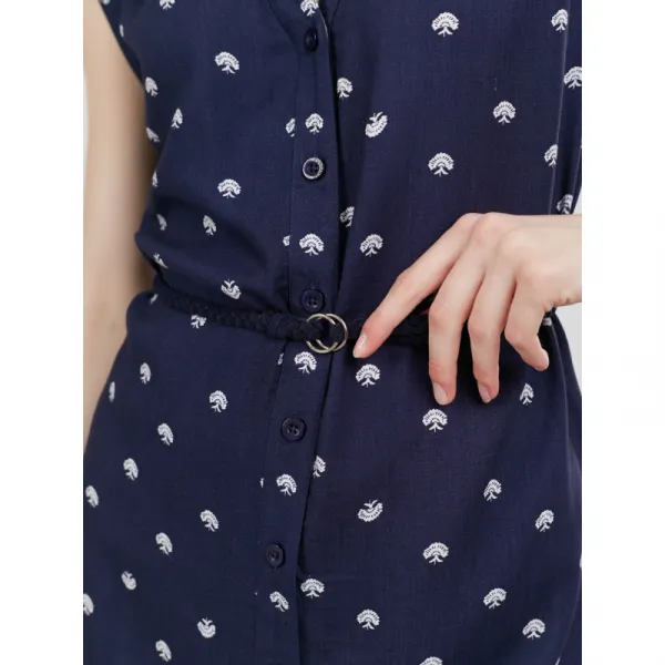 Dámske šaty FUNDANGO Mona Dress-498-blue pattern