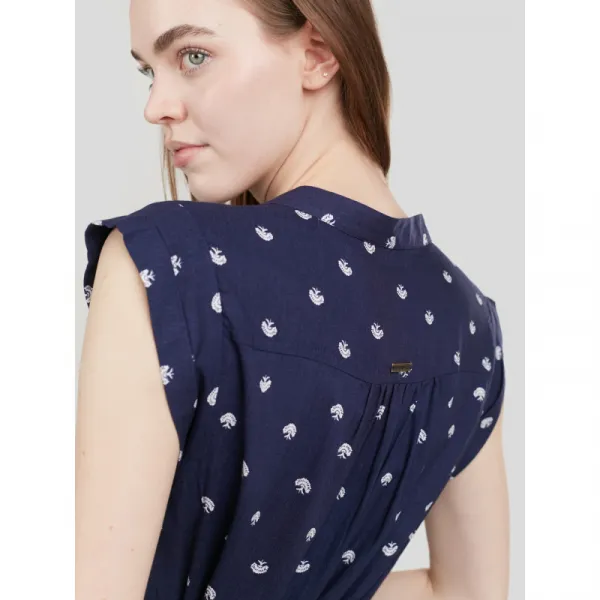 Dámske šaty FUNDANGO Mona Dress-498-blue pattern