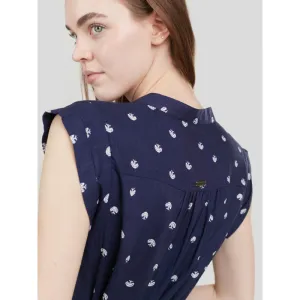 Dámske šaty FUNDANGO Mona Dress-498-blue pattern