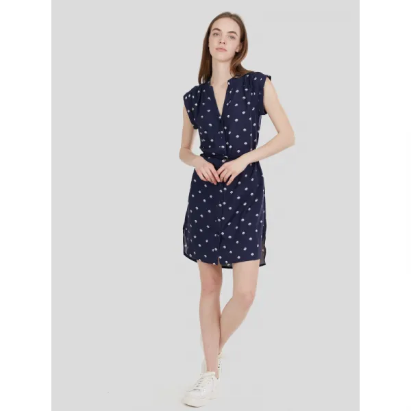 Dámske šaty FUNDANGO Mona Dress-498-blue pattern