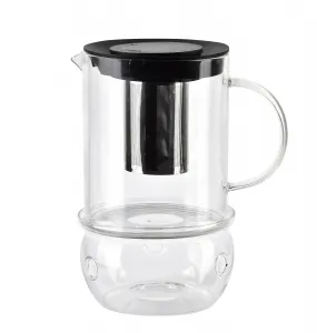 Allesken Sklenená čajová kanvica PETER 1,1 l číra
