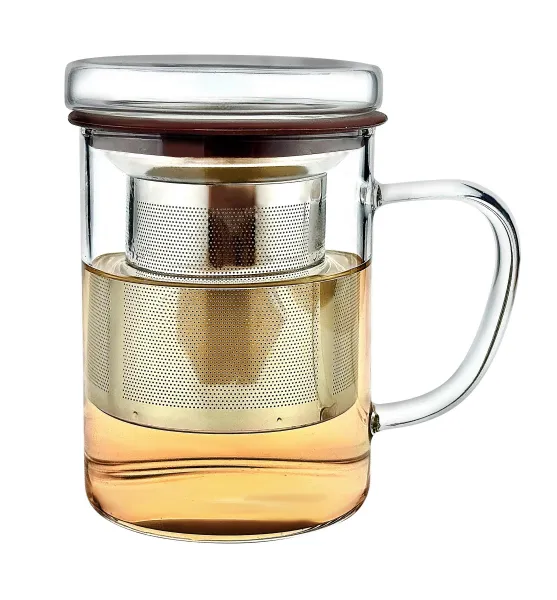 Mondex Skleněná čajová konvice PETER 400 ml čirá