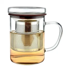 Mondex Skleněná čajová konvice PETER 400 ml čirá