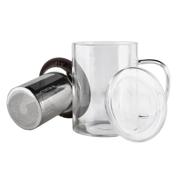 Mondex Skleněná čajová konvice PETER 400 ml čirá