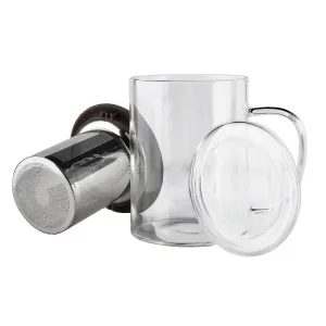 Mondex Skleněná čajová konvice PETER 400 ml čirá