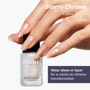 LONDONTOWN Lakur dlhotrvajúci lak na nechty odtieň Starry 12 ml