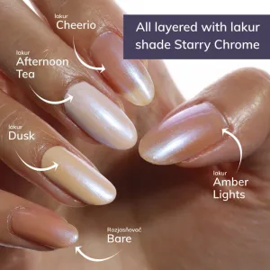 LONDONTOWN Lakur dlhotrvajúci lak na nechty odtieň Starry 12 ml