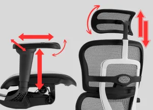 OFFICE PRO Kancelárska stolička SIRIUS MESH NEO sivá