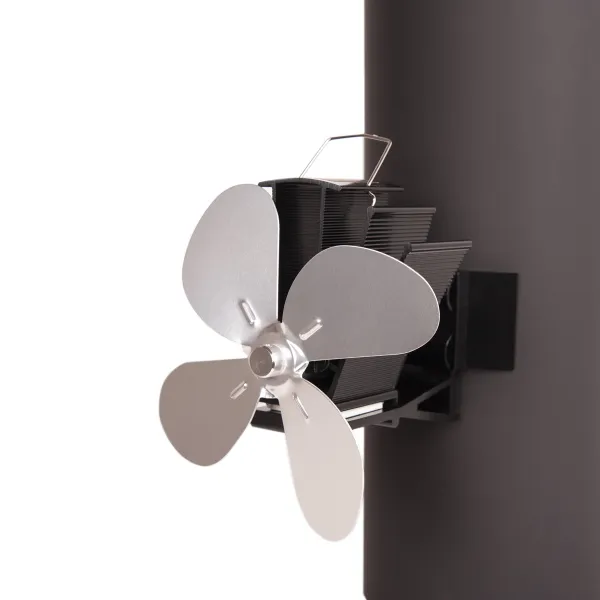 Ventilátor na dymovod FLAMINGO štvorlopatkový magnetický, strieborný FLHSF17-262
