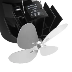 Ventilátor na dymovod FLAMINGO štvorlopatkový magnetický, strieborný FLHSF17-262