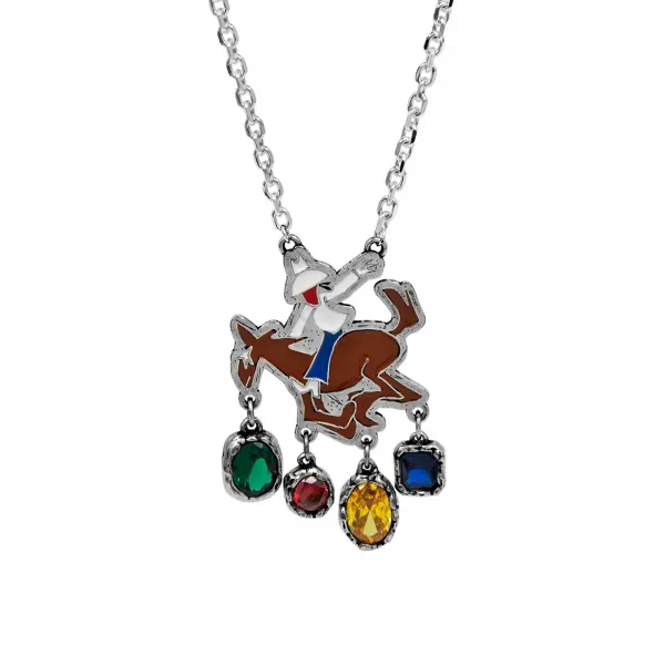 TwoJeys Ignorant Cowboy Necklace "Silver" (306626001)