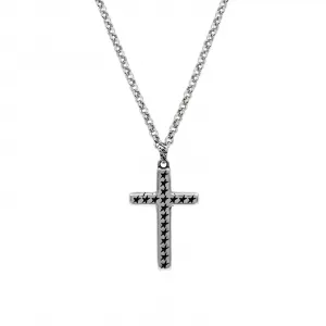 TwoJeys Single Cross Necklace "SIlver" (104901001)