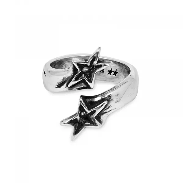 TwoJeys Wrapping Stars Ring "Silver" (300526001)