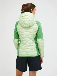 Bunda Peak Performance W Helium Down Hybrid Hood Vivid Green
